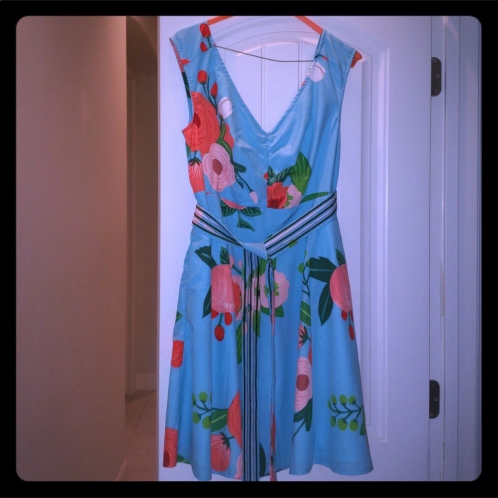 Floral Fit and Flare Dress